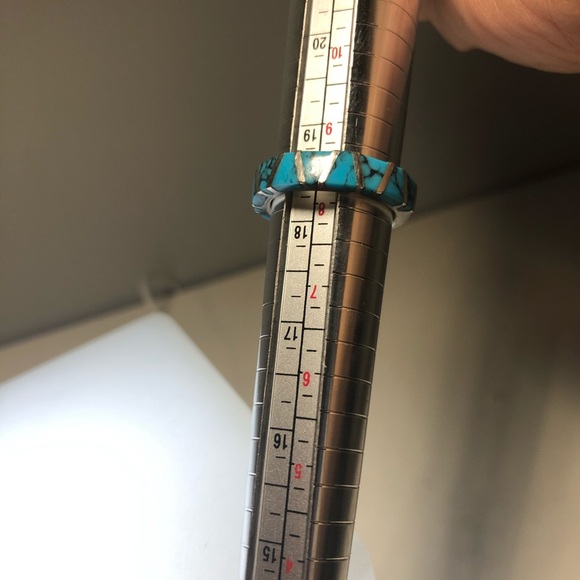 Silver ring - size 8 - Picture 8 of 8